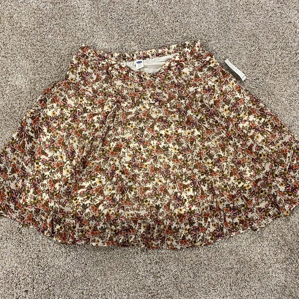 Old Navy Layered Floral Skirt